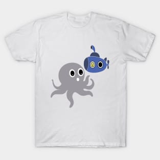 Octopus meets Submarine T-Shirt